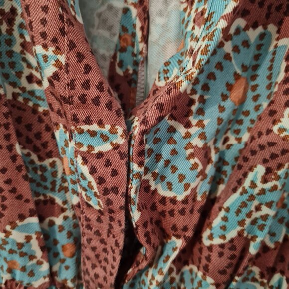 Anthropologie Somerset Jumpsuit Mauve Blue Jumpsuit Size Small NWT - Picture 7 of 10